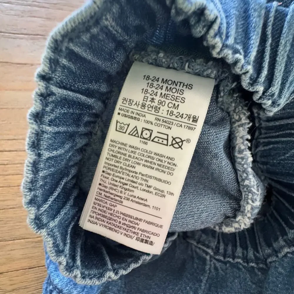Gap Toddler Girl Denim Skirt - Size 18-24m - Picture 3 of 5